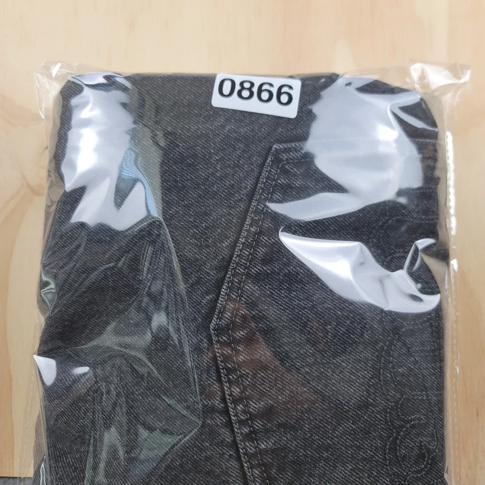 Empyre Loose Fit Jeans Mens 32x28 Black Denim Skater Pants Baggy Y2k Grunge